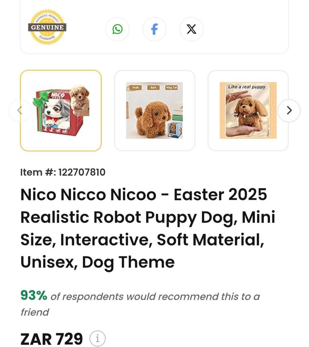 Wow amazing  luxurious  realistic  Robot  Dog..