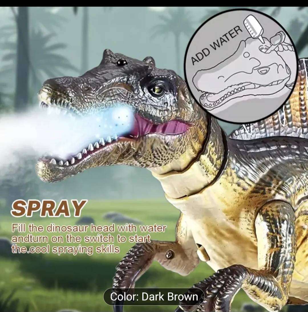 Wow amazing  luxurious  realistic steam blowing  roar Dinosaur