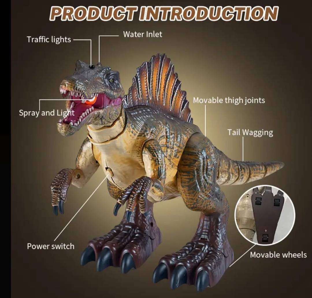 Wow amazing  luxurious  realistic steam blowing  roar Dinosaur