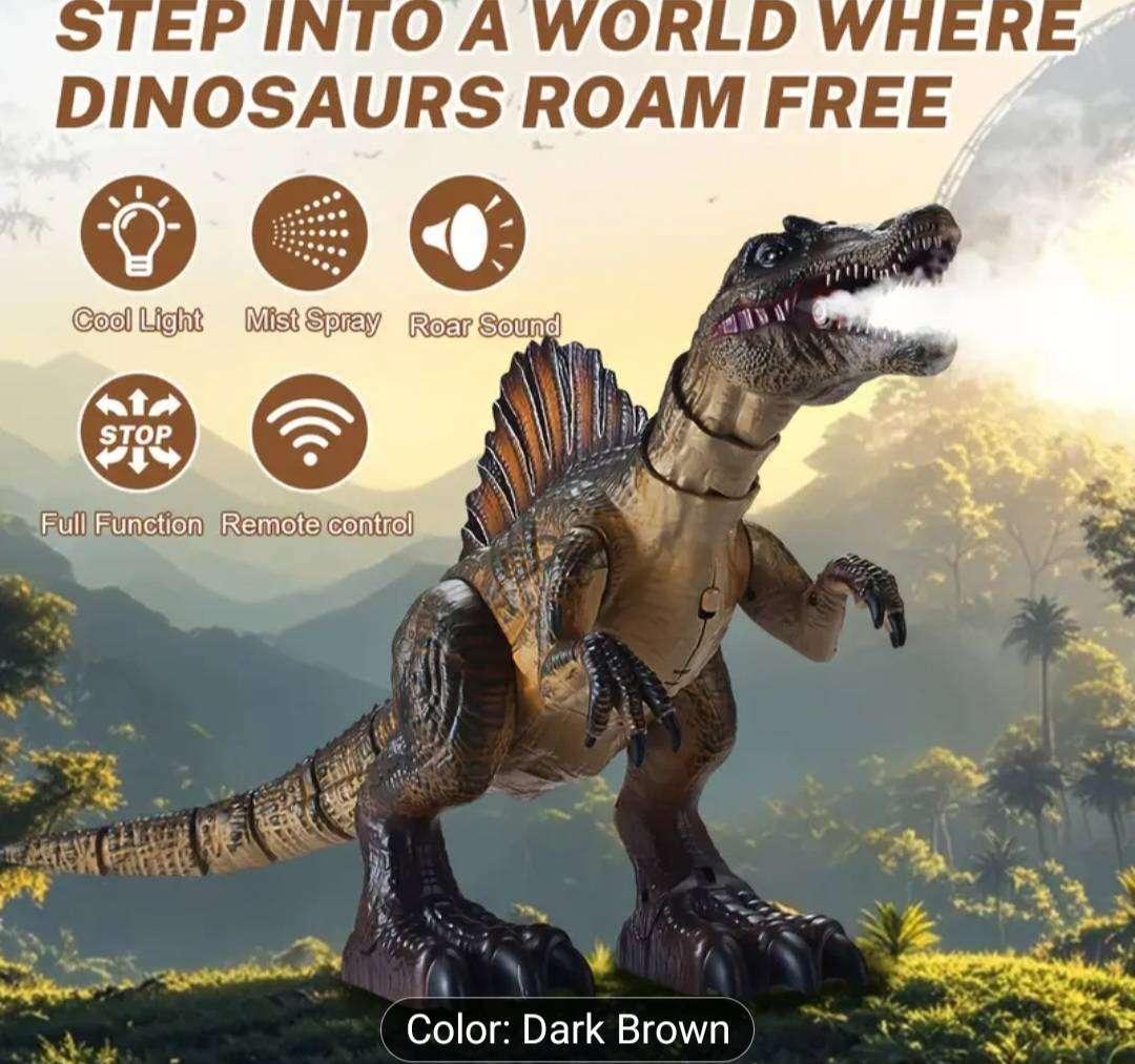 Wow amazing  luxurious  realistic steam blowing  roar Dinosaur