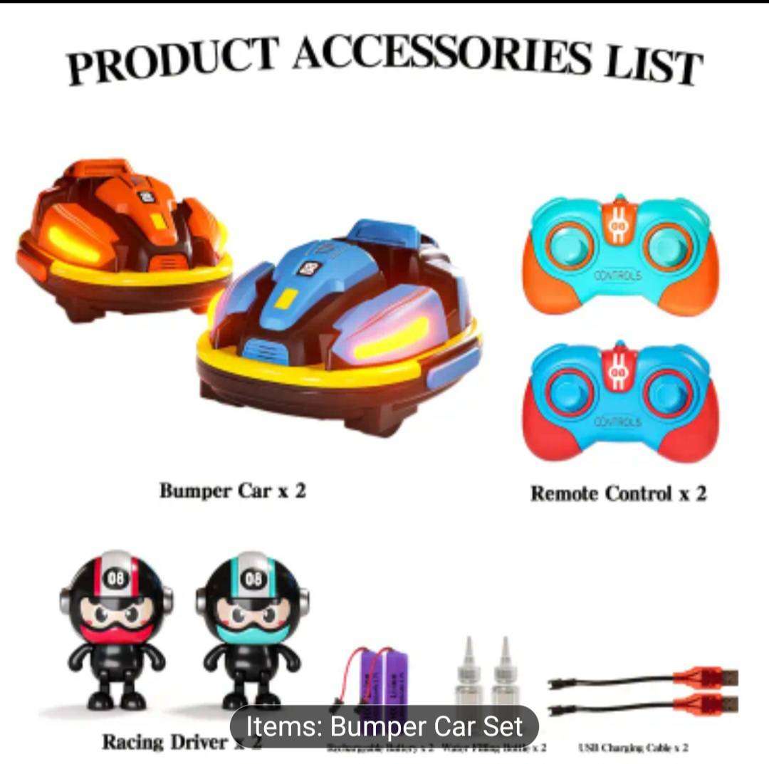 Wow amazing  luxurious  2x bumper cars with 2 remotes