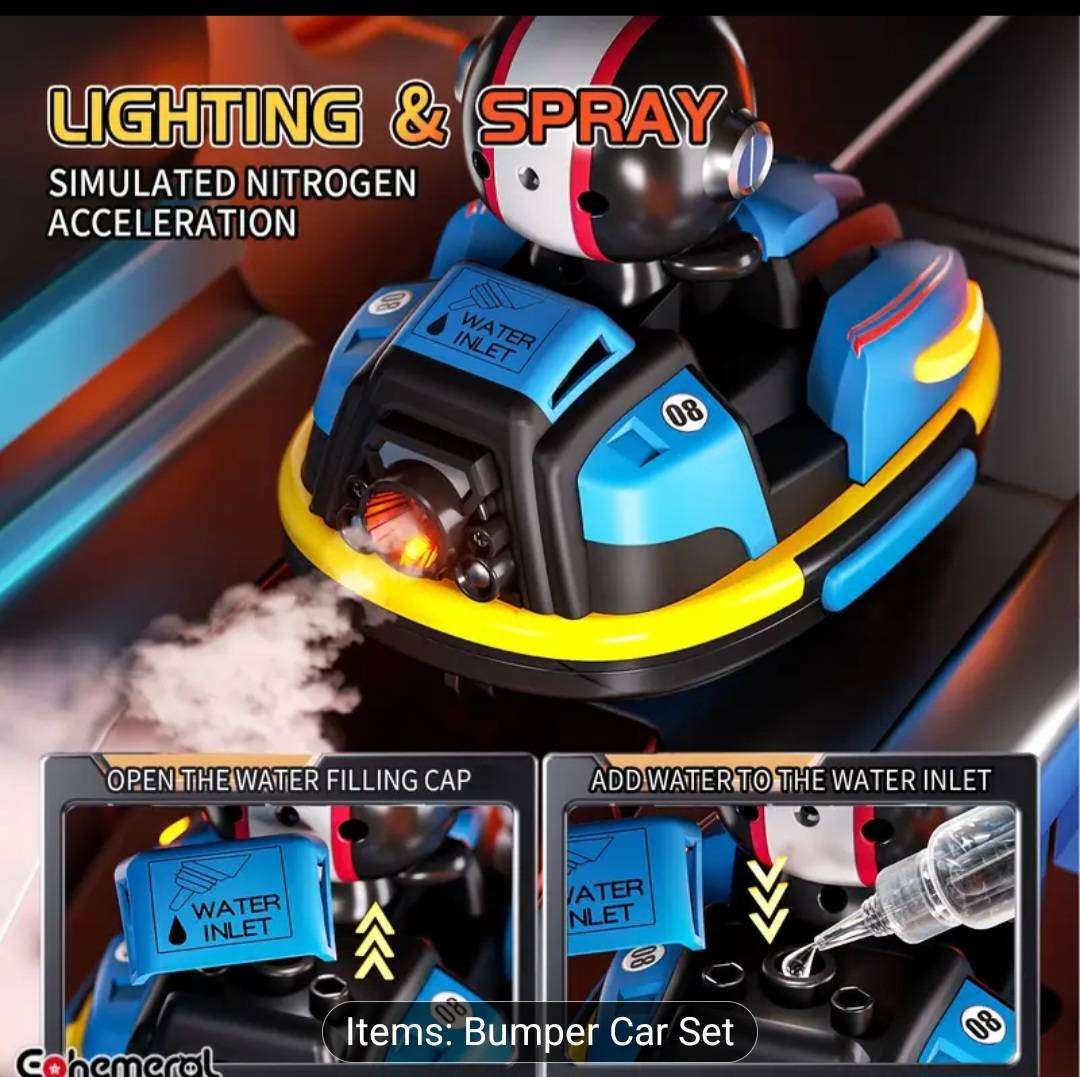 Wow amazing  luxurious  2x bumper cars with 2 remotes