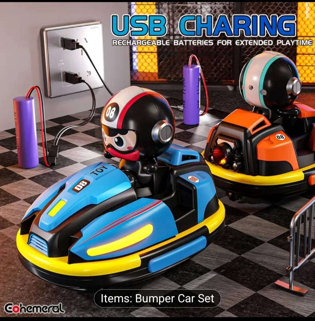 Wow amazing  luxurious  2x bumper cars with 2 remotes