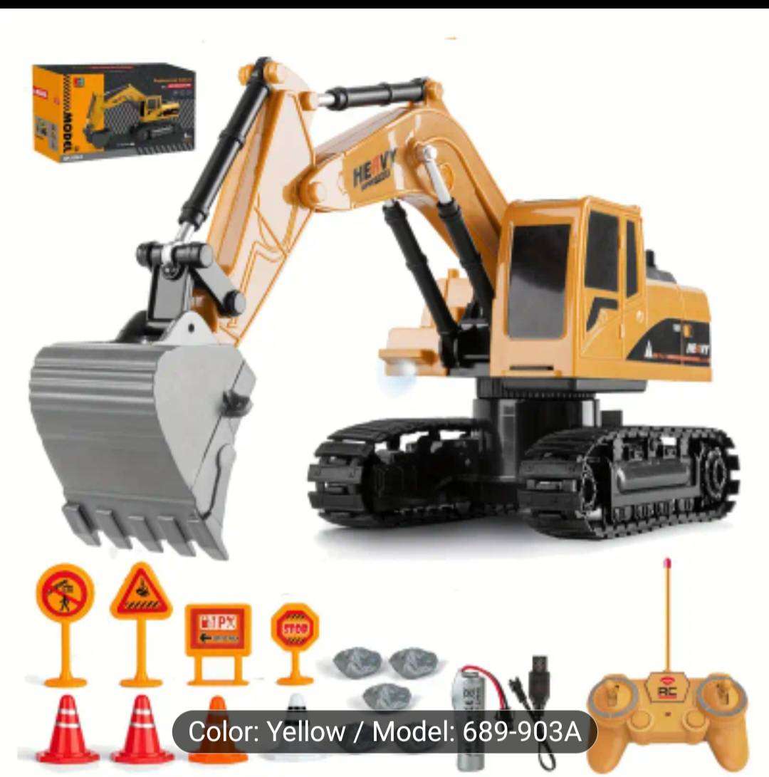 Wow amazing luxurious  construction  remote control play set. 2x construction r vehicles.