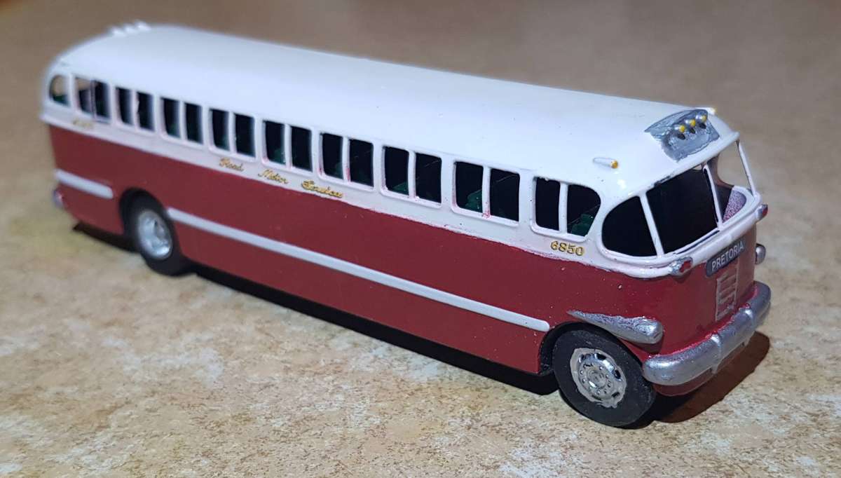 SAR 1947 Brill bus in HO Scale - PRETORIA  # 6850