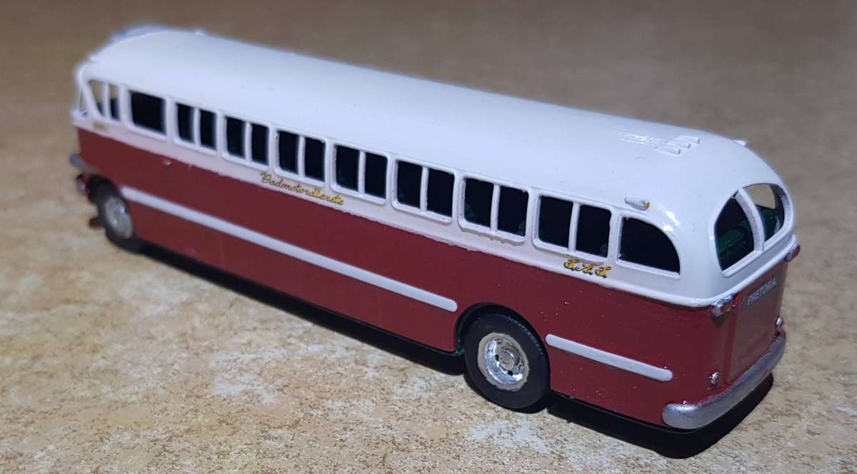 SAR 1947 Brill bus in HO Scale - PRETORIA  # 6850