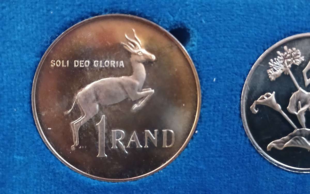 1975 BLUE PROOF COIN SET WITH SILVER R1