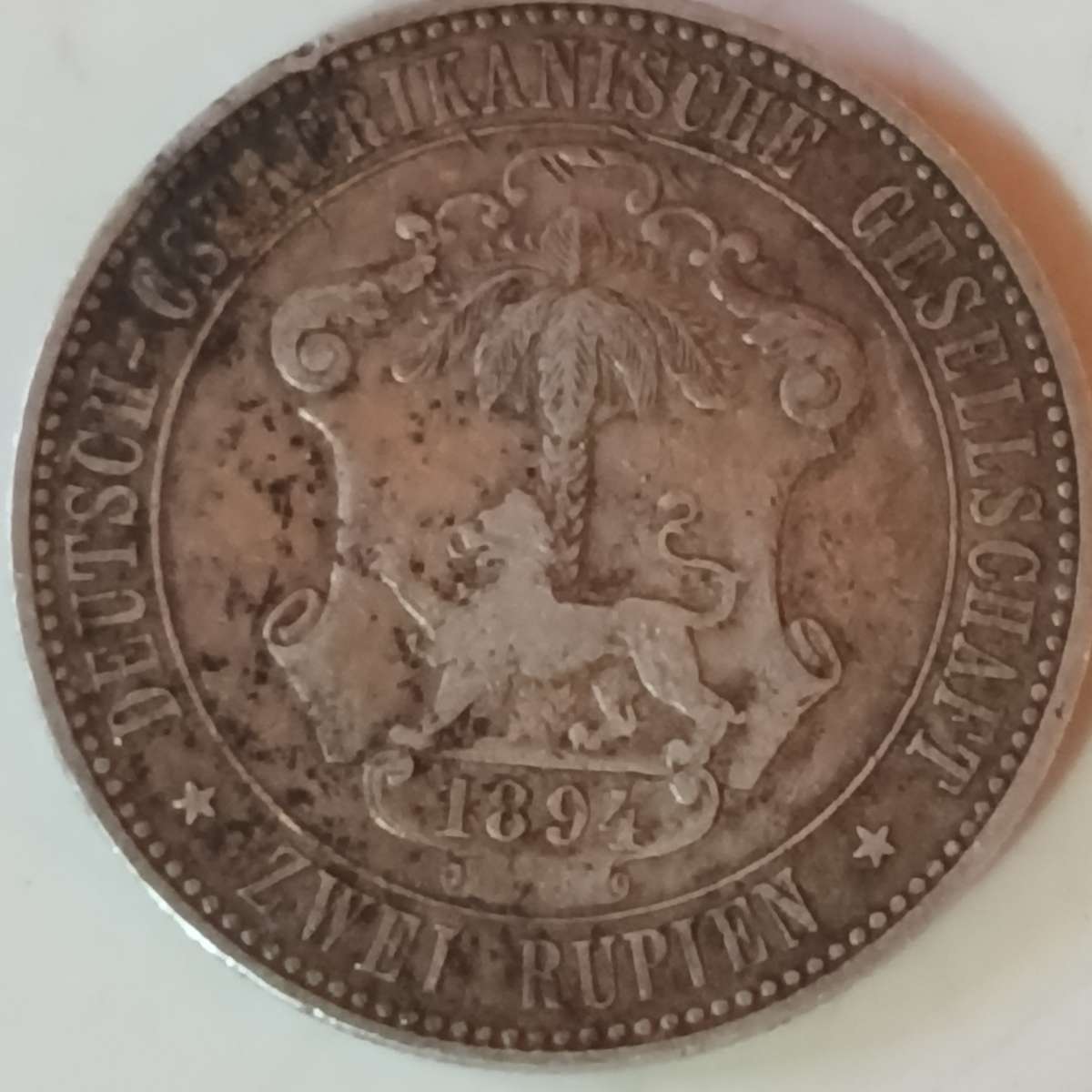 1894 - DEUTSCH-OSTAFRIKANISCHE GESELLSCHAFT COIN -