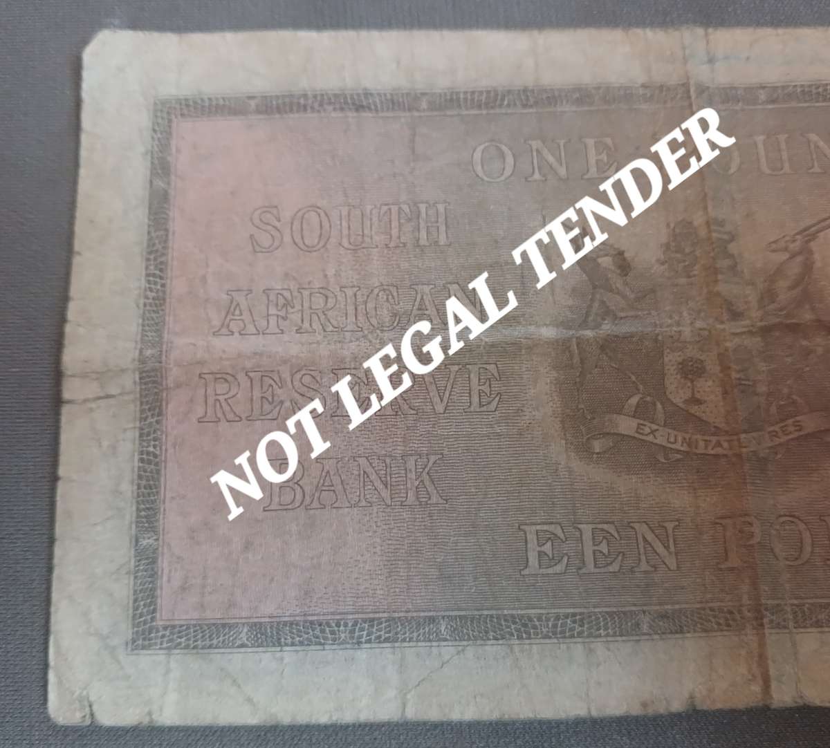 SOUTH AFRICAN ONE POUND WH CLEGG - A/25 459196