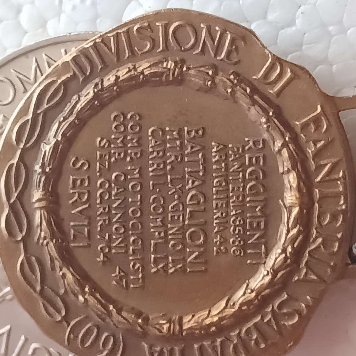 Italy 2nd Regiment Medal