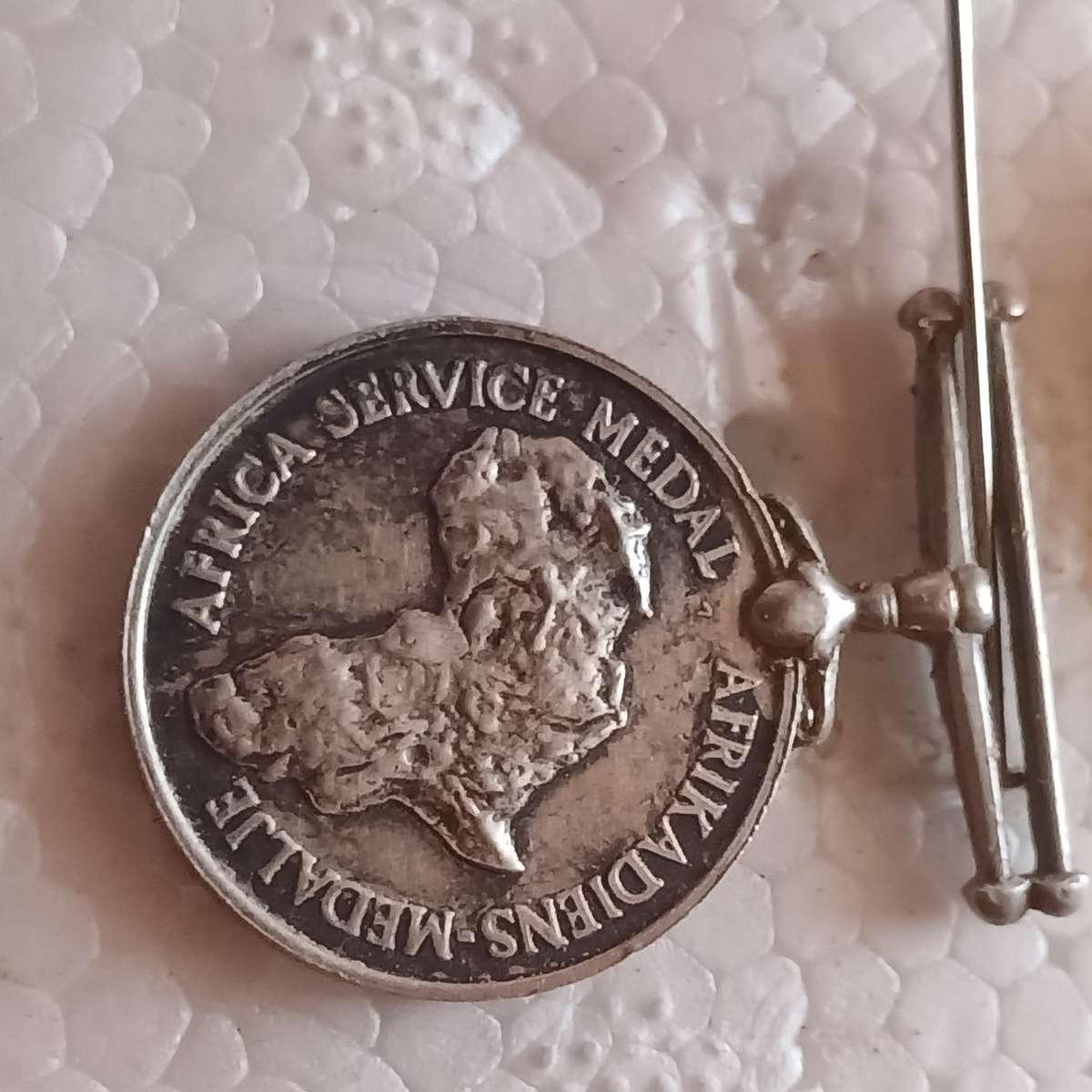 Miniature Silver Africa Service Medal