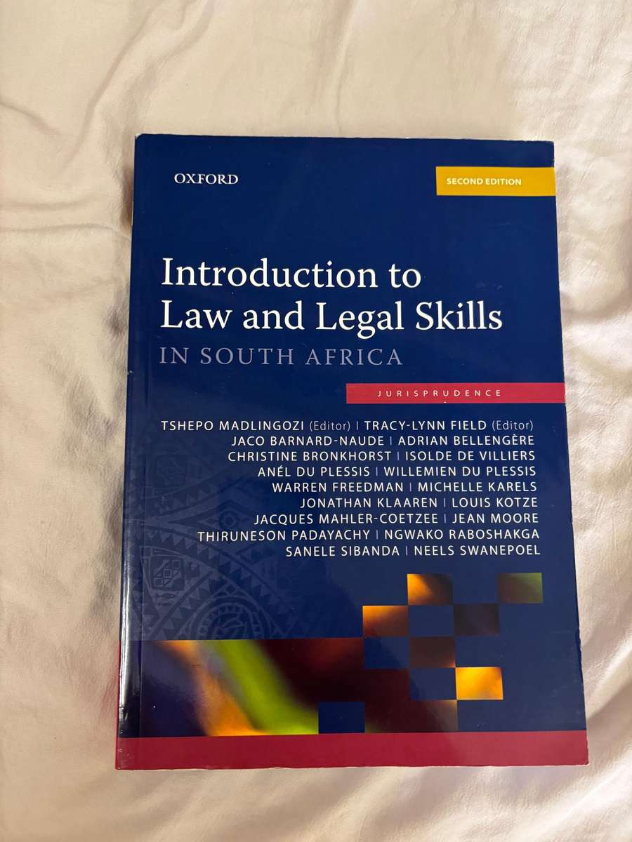 Introduction to Law and Legal Skills IN SOUTH AFRICA