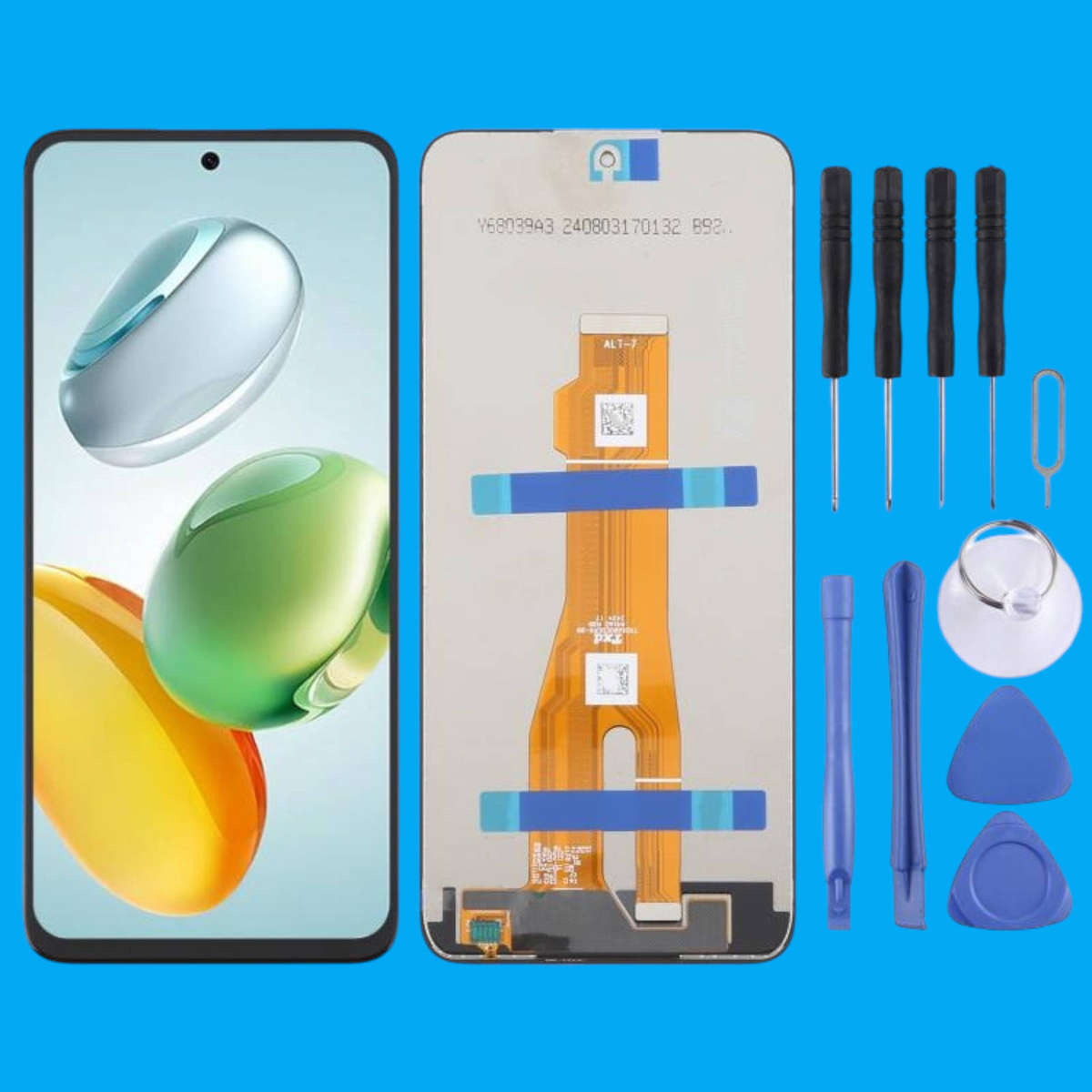 Honor X7C LCD Screen - LCD Screen Touch Digitizer Assembly with Tools (Local Stock)