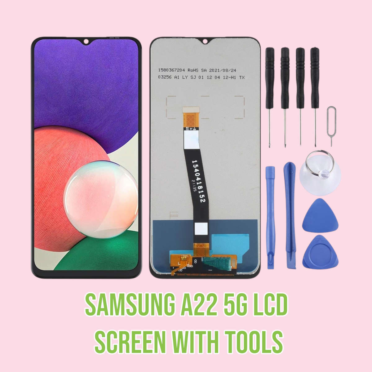 Samsung Galaxy A22 LCD Screen - LCD Screen Touch Digitizer Assembly 5G Version (Local Stock)