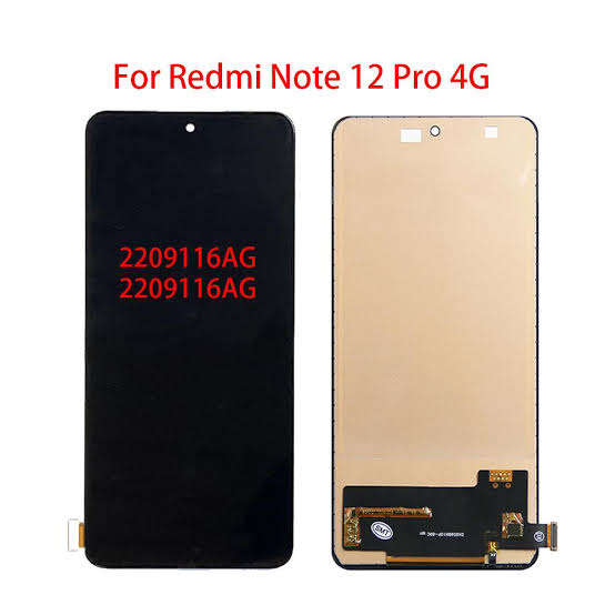 Redmi Note 12 Pro LCD Screen - Xiaomi Redmi Note 12 Pro LCD Screen Touch Assembly (Local Stock)