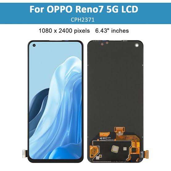Oppo Reno 7 Screen Replacement Screen - LCD Screen Touch Digitizer Assembly Reno 7 5G (Local Stock)