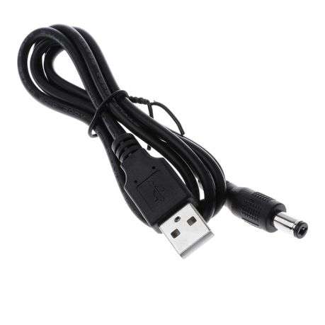 USB A to 5.5x2.5mm 5V Charging Power Cable 1m (Local Stock) (Brand New)