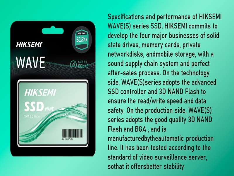 OPENBOX HIKSEMI 512Gb Wave Sata 3.0 6Gb/S Ssd