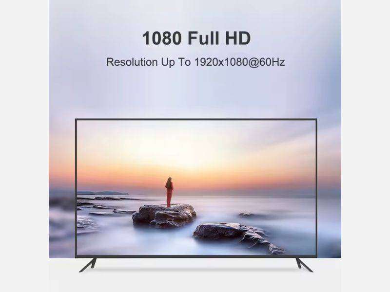 HDMI To Vga Adapter With Audio In Box