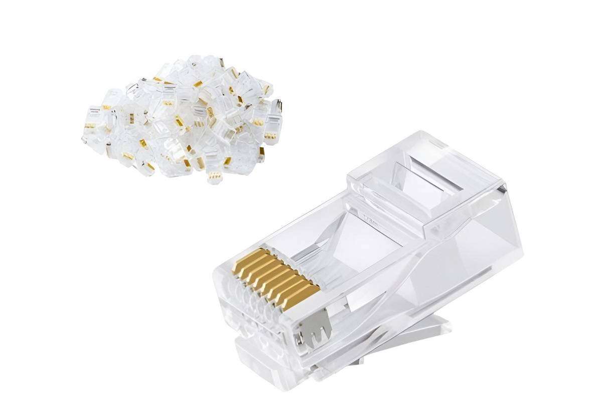 ZATECH Rj45 -Cat5 Connector 100 Pcs