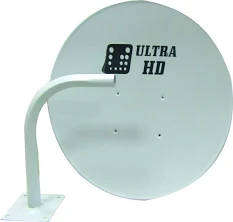 DTV Mild Steel 80 Cm Ku Band Dish + Wall
