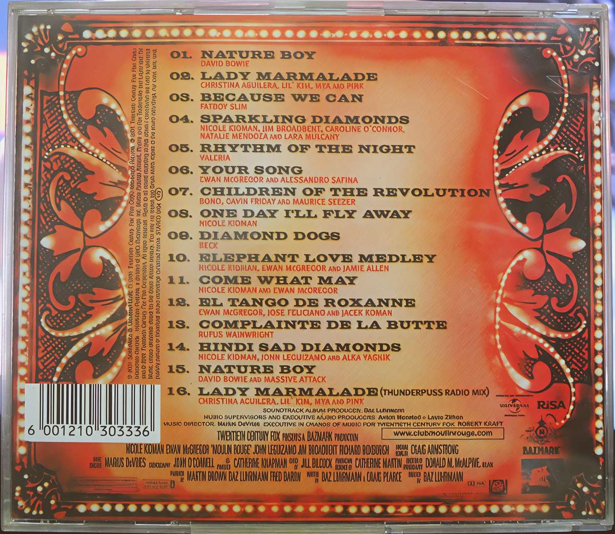 MOULIN ROUGE soundtrack CD