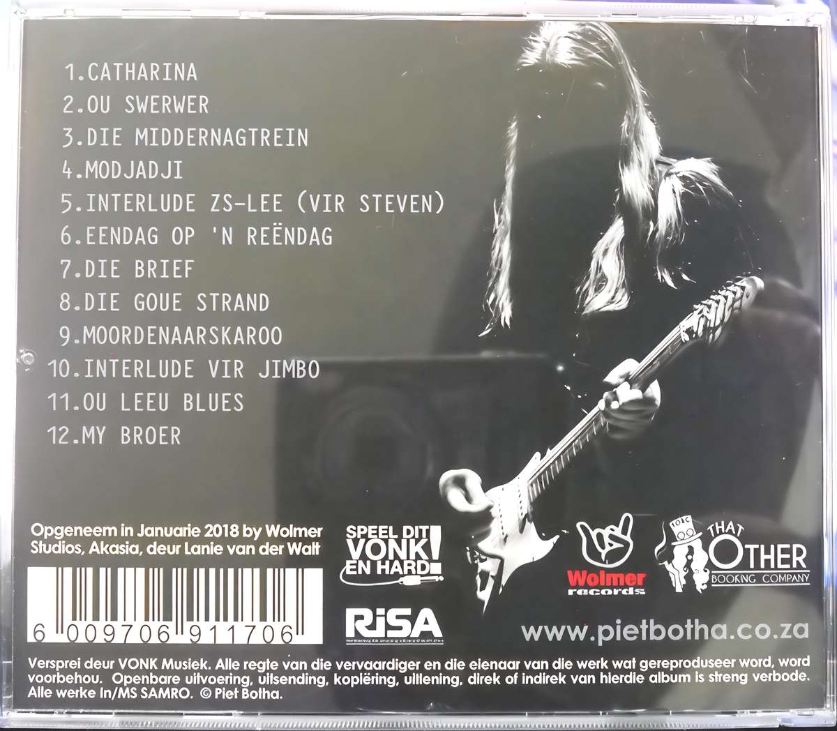 PIET BOTHA die middernagtrein CD
