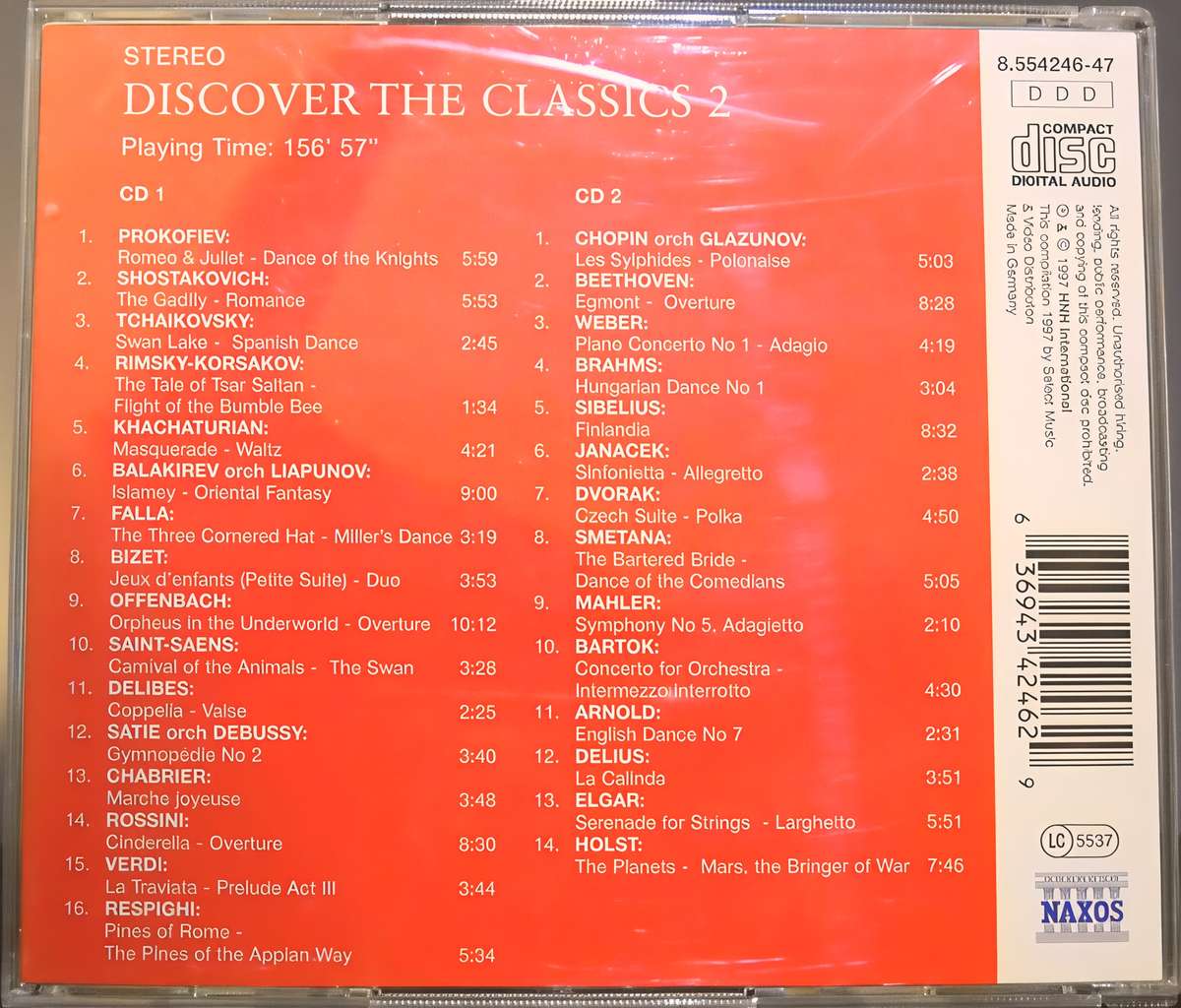 DISCOVER THE CLASSICS 2 CD