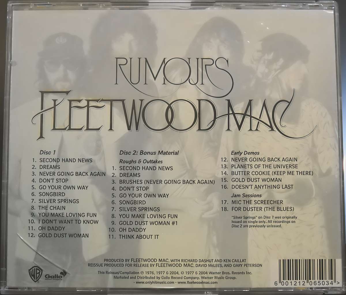 FLEETWOOD MAC rumours CD