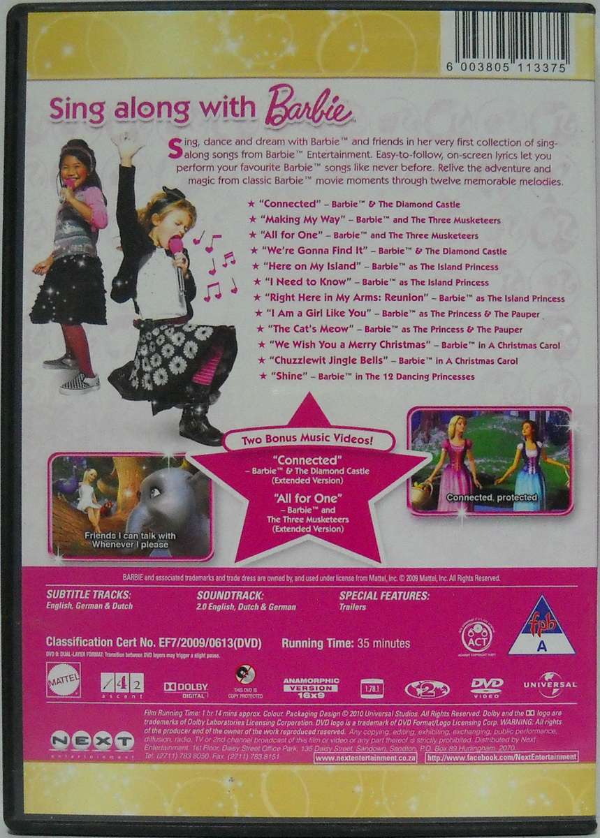 Sing along with Barbie (DVD)