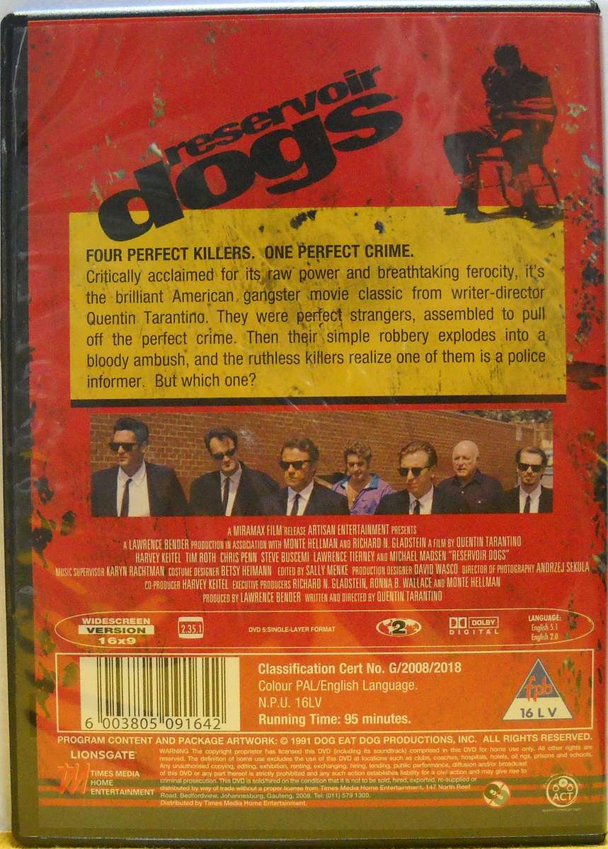 Reservoir Dogs  (DVD)