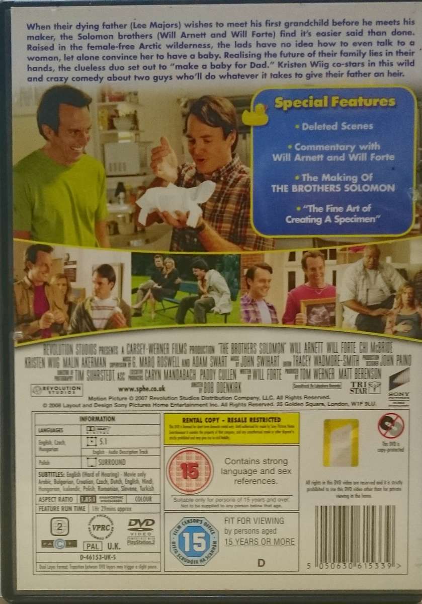 The Brothers Solomon DVD