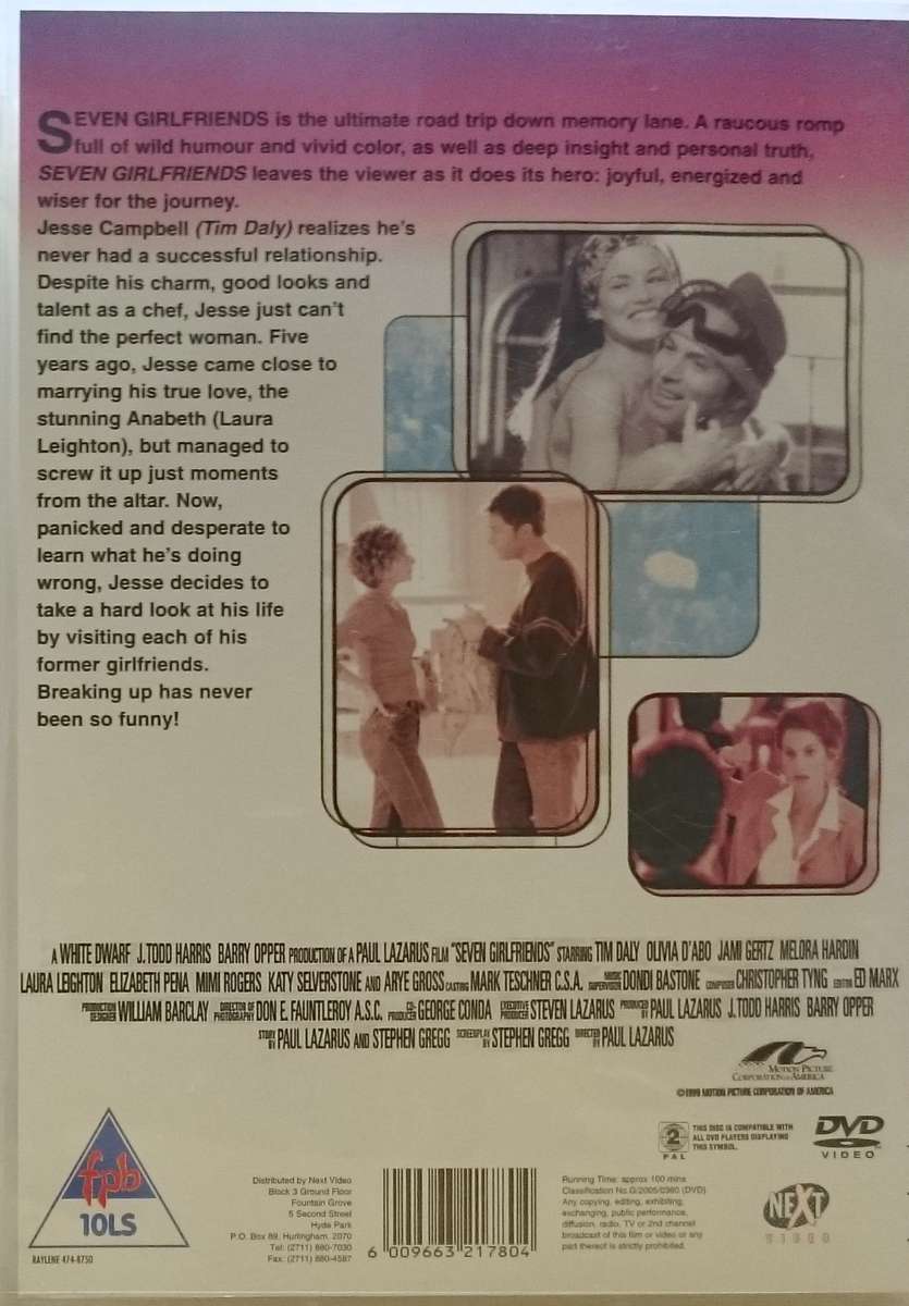 Seven Girlfriends DVD