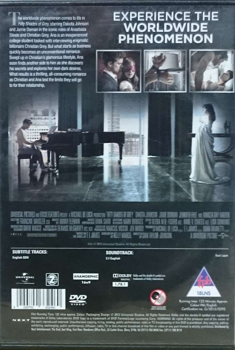 Fifty Shades of Grey DVD