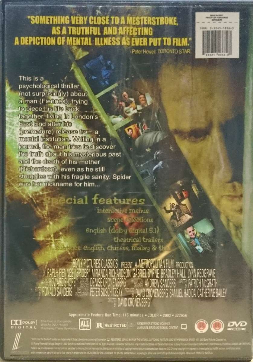 Spider DVD