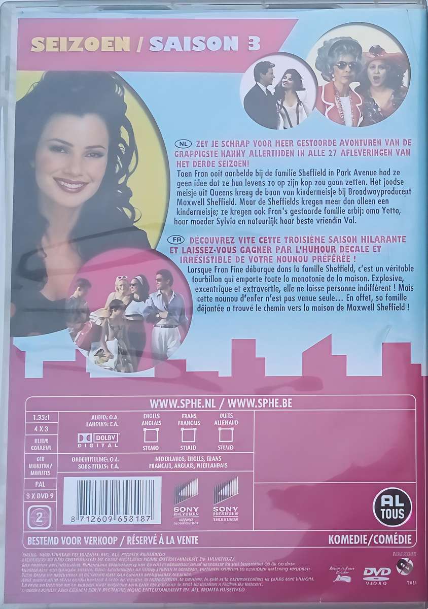 THE NANNY Season 3 DVD