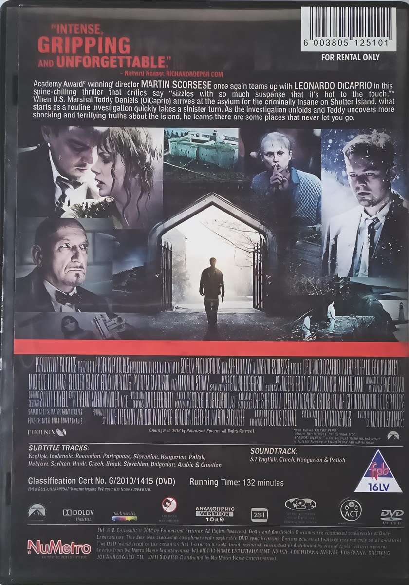 SHUTTER ISLAND Leonardo DiCaprio