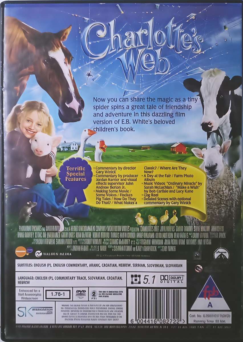 CHARLOTTE'S WEB DVD
