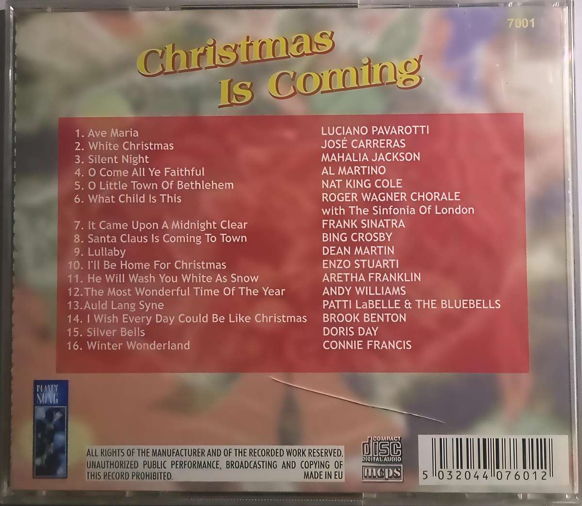 CHRISTMAS IS COMING CD