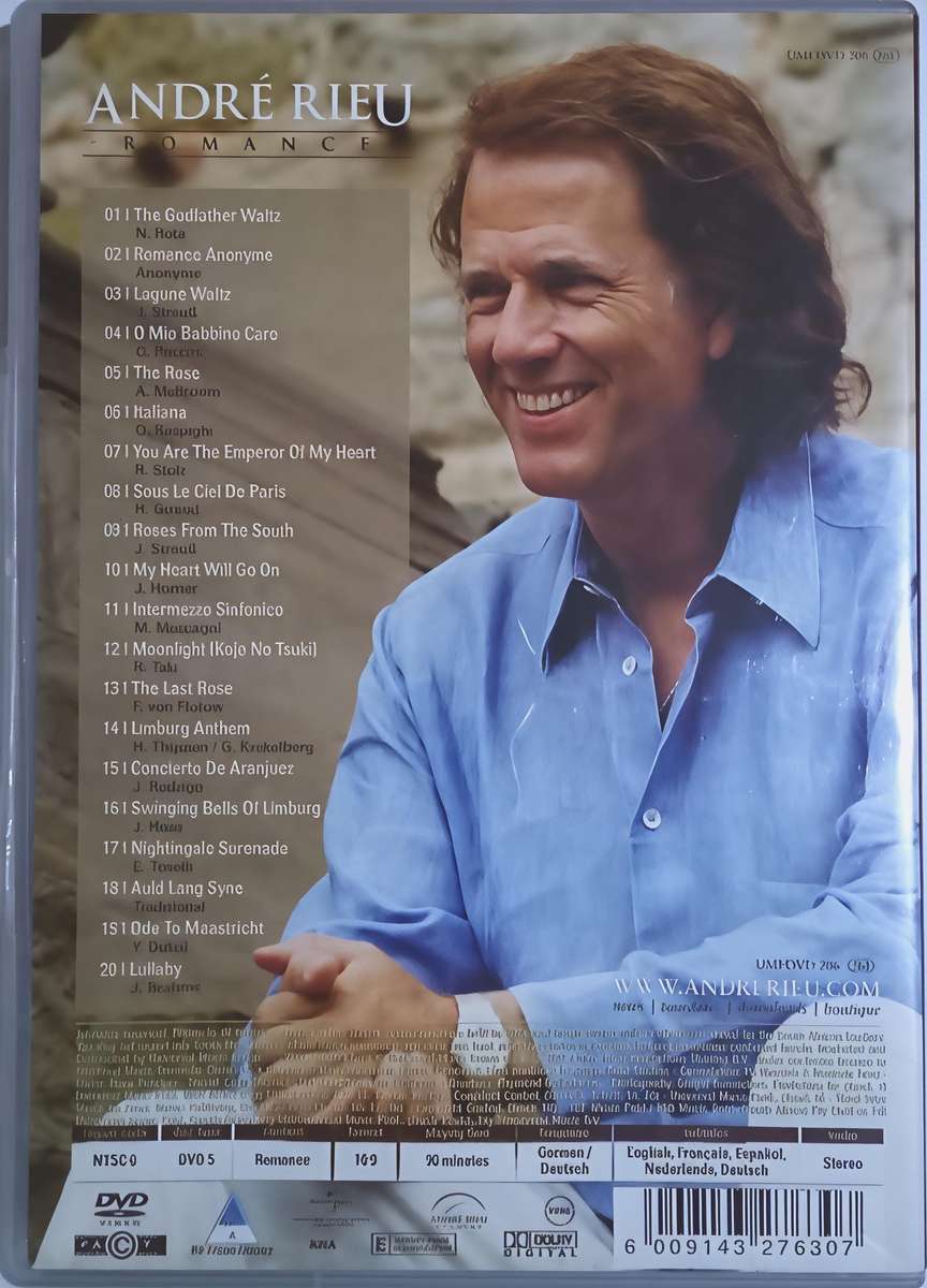 ANDRE RIEU Romance DVD