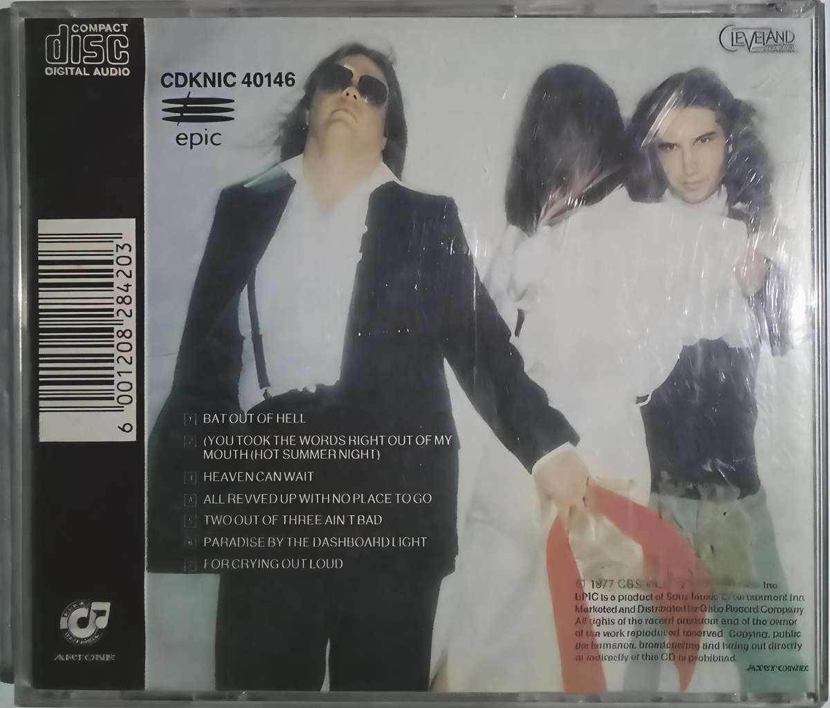 MEAT LOAF Bat Out of Hell CD 