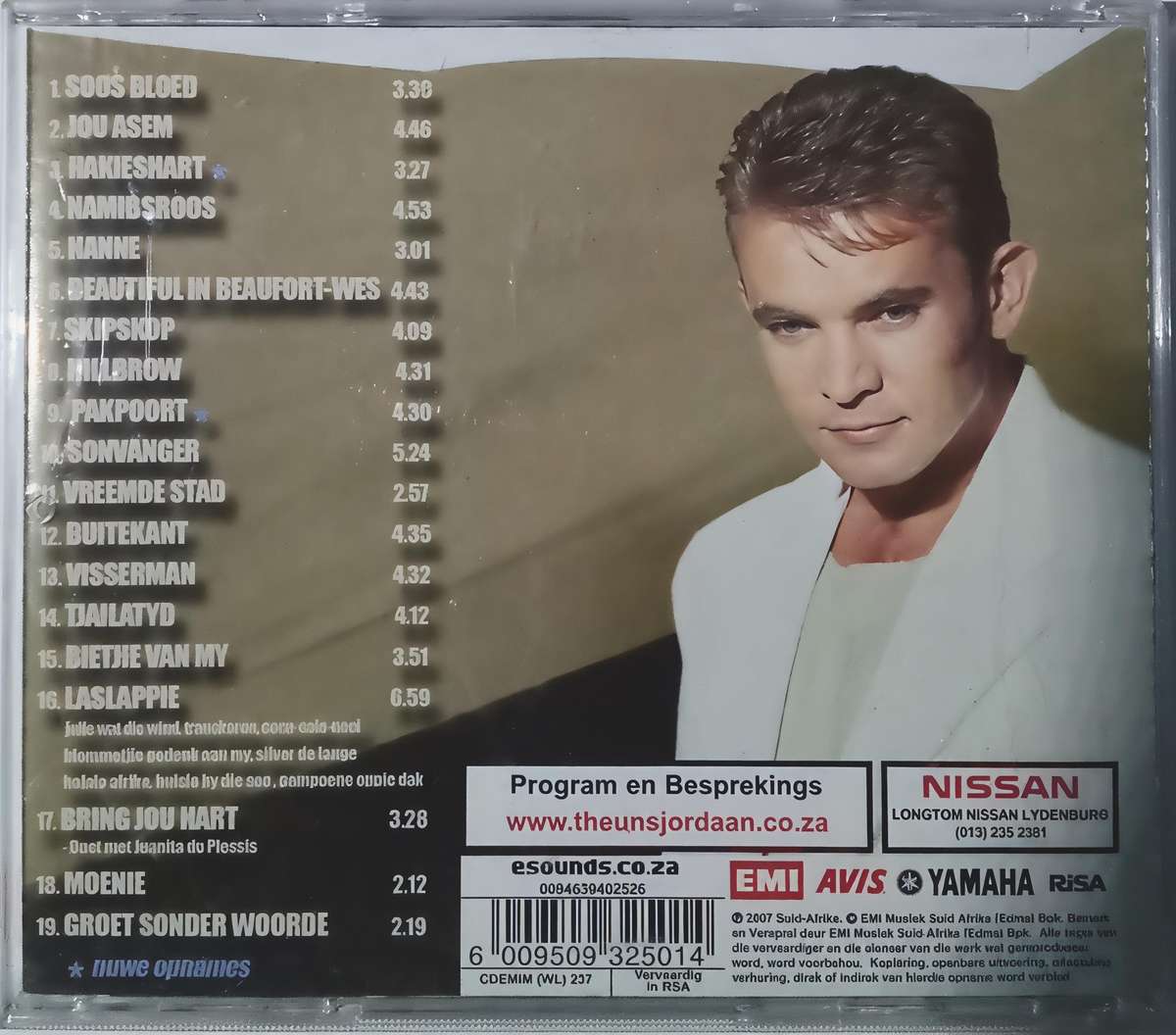 THEUNS JORDAAN Grootste Treffers 