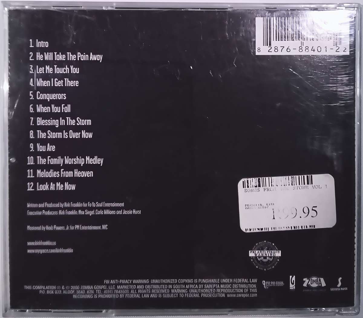 KIRK FRANKLIN Songs for the Storm