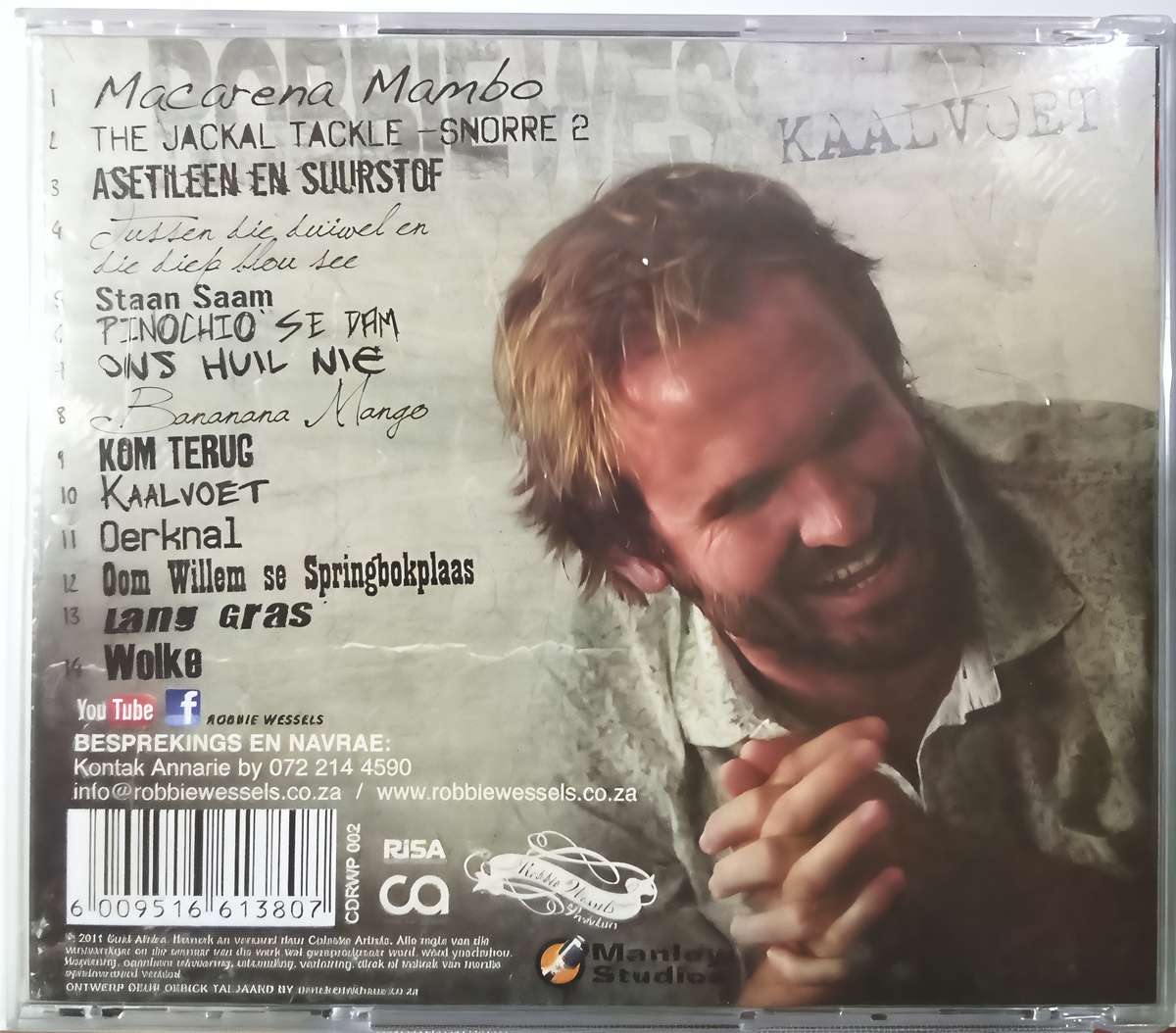 ROBBIE WESSELS Kaalvoet CD
