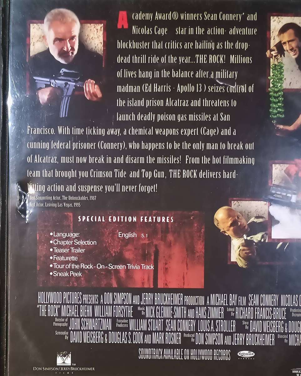 THE ROCK Sean Connery | Nicholas Cage