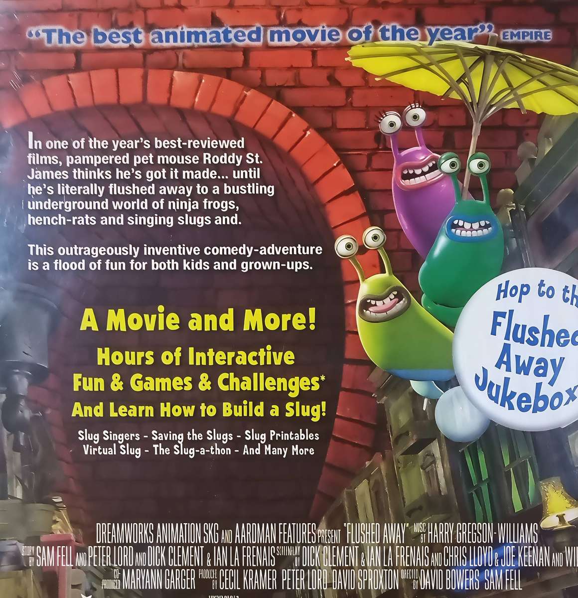 FLUSHED AWAY DVD