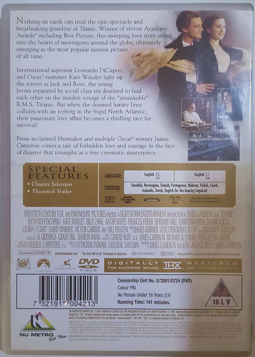 TITANIC Leonardo DiCaprio | Kate Winslet