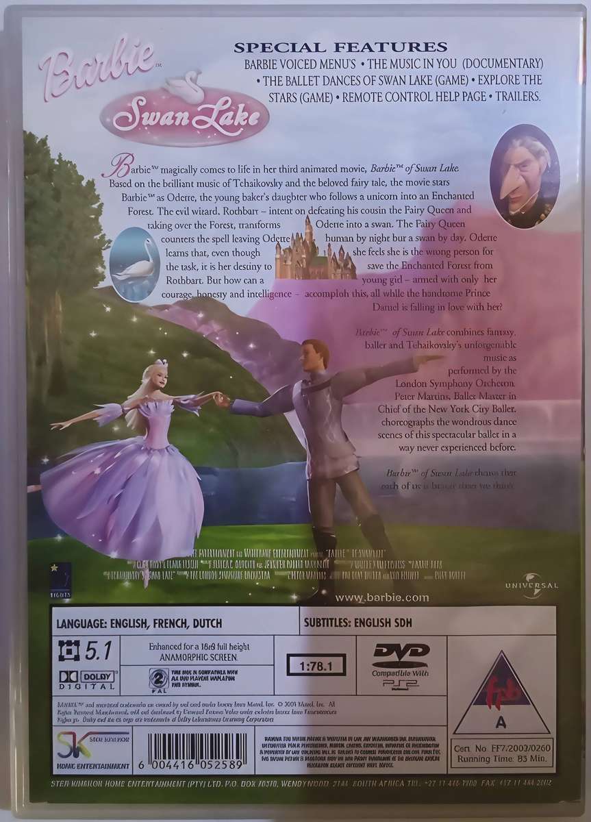 BARBIE of SWAN LAKE DVD