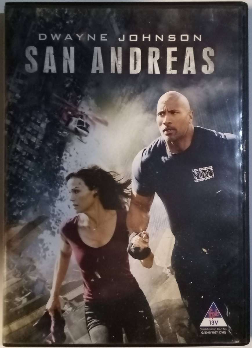 SAN ANDREAS Dwayne Johnson DVD