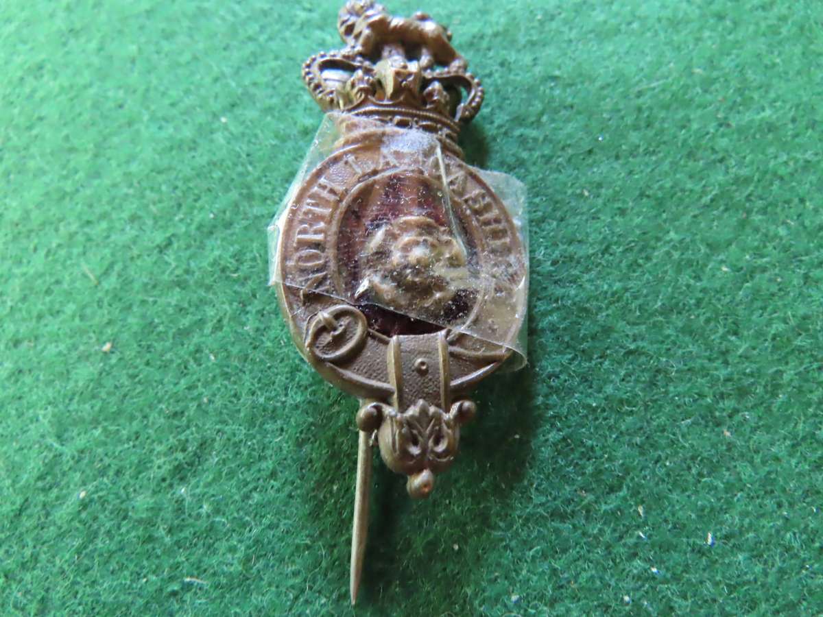 Great Britain -North Lancashire Victorian Officers Cap Badge - QVC